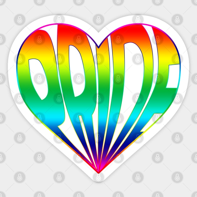 Pride - Rainbow Sticker by TheWanderingFools